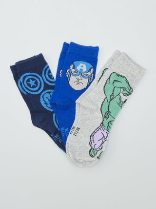 Chaussettes hautes 'Avengers' - Lot de 3