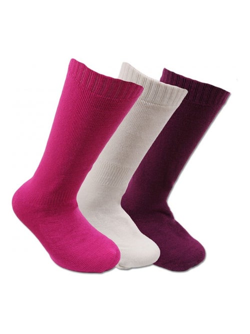 Chaussettes Hautes Enfant Lot de 3 - Kiabi Chaussettes Hautes Enfant Lot de 3 - Kiabi