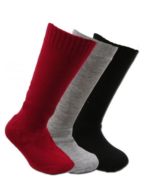 Chaussettes Hautes Enfant Lot de 3 - Kiabi