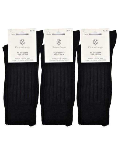 Chaussettes homme CXL By LACROIX - Pack de 3 - Kiabi Chaussettes homme CXL By LACROIX - Pack de 3 - Kiabi