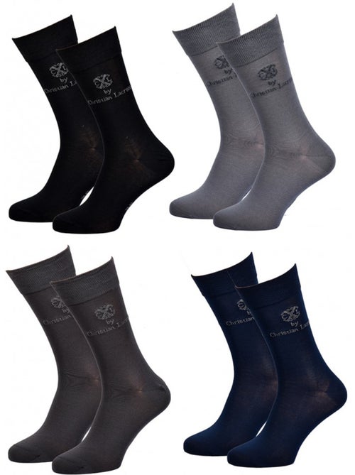 Chaussettes homme CXL By LACROIX - Pack de 4 - Kiabi Chaussettes homme CXL By LACROIX - Pack de 4 - Kiabi