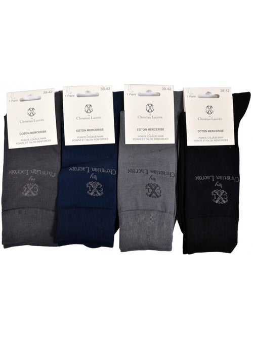 Chaussettes homme CXL By LACROIX - Pack de 4 - Kiabi Chaussettes homme CXL By LACROIX - Pack de 4 - Kiabi