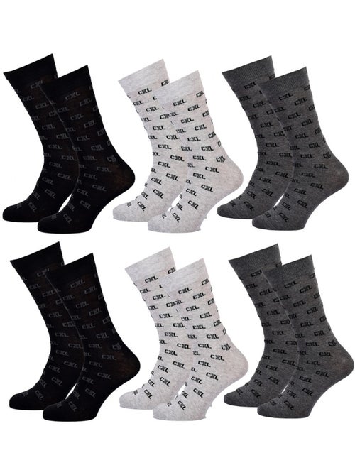 Chaussettes homme CXL By LACROIX - Pack de 6 - Kiabi Chaussettes homme CXL By LACROIX - Pack de 6 - Kiabi