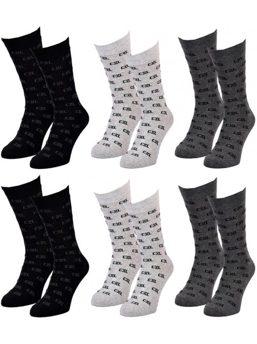 Chaussettes homme CXL By LACROIX - Pack de 6 - Kiabi Chaussettes homme CXL By LACROIX - Pack de 6 - Kiabi