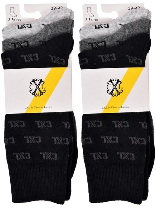 Chaussettes homme CXL By LACROIX - Pack de 6 - Kiabi Chaussettes homme CXL By LACROIX - Pack de 6 - Kiabi