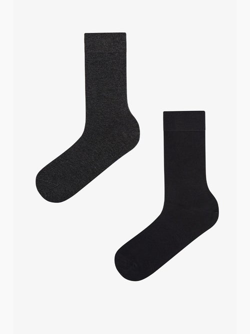 Chaussettes homme en bambou, lot de 2 penti - Kiabi Chaussettes homme en bambou, lot de 2 penti - Kiabi
