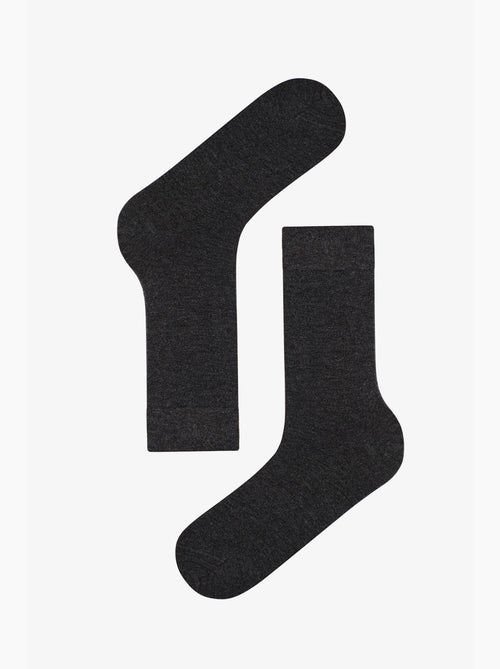 Chaussettes homme en bambou, lot de 2 penti - Kiabi Chaussettes homme en bambou, lot de 2 penti - Kiabi