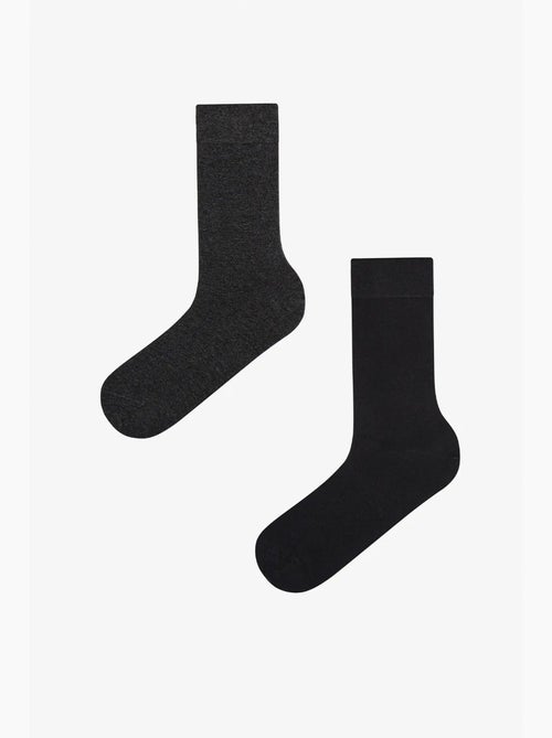 Chaussettes homme en bambou, lot de 2 penti - Kiabi Chaussettes homme en bambou, lot de 2 penti - Kiabi