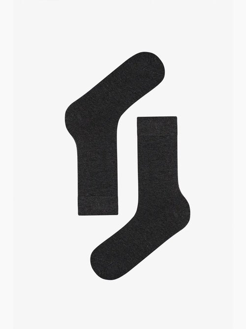 Chaussettes homme en bambou, lot de 2 penti - Kiabi Chaussettes homme en bambou, lot de 2 penti - Kiabi