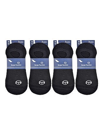 Chaussettes homme footies sergio tacchini - pack de 12