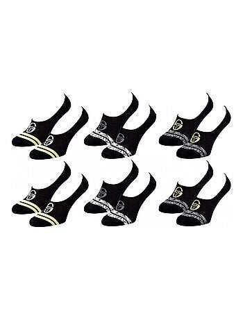 Chaussettes Homme FOOTIES SERGIO TACCHINI Lot de 6 - Pack de 6