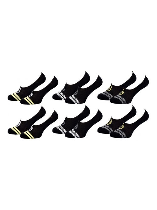 Chaussettes Homme FOOTIES SERGIO TACCHINI Lot de 6 - Pack de 6 - Kiabi Chaussettes Homme FOOTIES SERGIO TACCHINI Lot de 6 - Pack de 6 - Kiabi