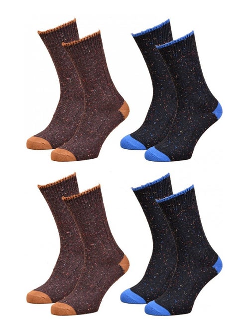 Chaussettes homme HECHTER Studio - Pack de 4 - Kiabi Chaussettes homme HECHTER Studio - Pack de 4 - Kiabi