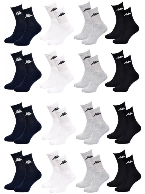 Chaussettes homme KAPPA Modèle Tennis -Assortiment modèles photos selon arrivages- - Pack de 12 - Kiabi Chaussettes homme KAPPA Modèle Tennis -Assortiment modèles photos selon arrivages- - Pack de 12 - Kiabi