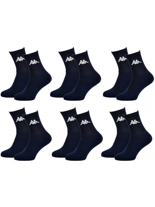 Chaussettes homme KAPPA Modèle Tennis -Assortiment modèles photos selon arrivages- - Pack de 6 - Kiabi Chaussettes homme KAPPA Modèle Tennis -Assortiment modèles photos selon arrivages- - Pack de 6 - Kiabi
