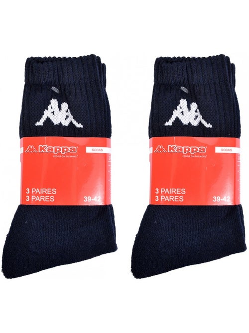 Chaussettes homme KAPPA Modèle Tennis -Assortiment modèles photos selon arrivages- - Pack de 6 - Kiabi Chaussettes homme KAPPA Modèle Tennis -Assortiment modèles photos selon arrivages- - Pack de 6 - Kiabi