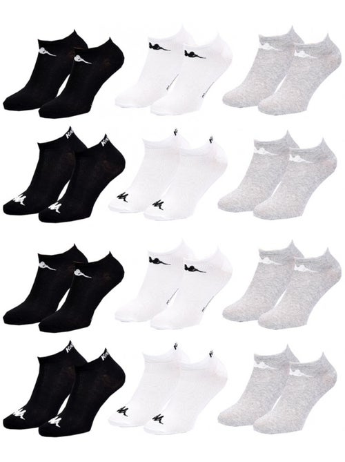 Chaussettes homme kappa socquettes tiges courtes - pack de 12 - Kiabi Chaussettes homme kappa socquettes tiges courtes - pack de 12 - Kiabi