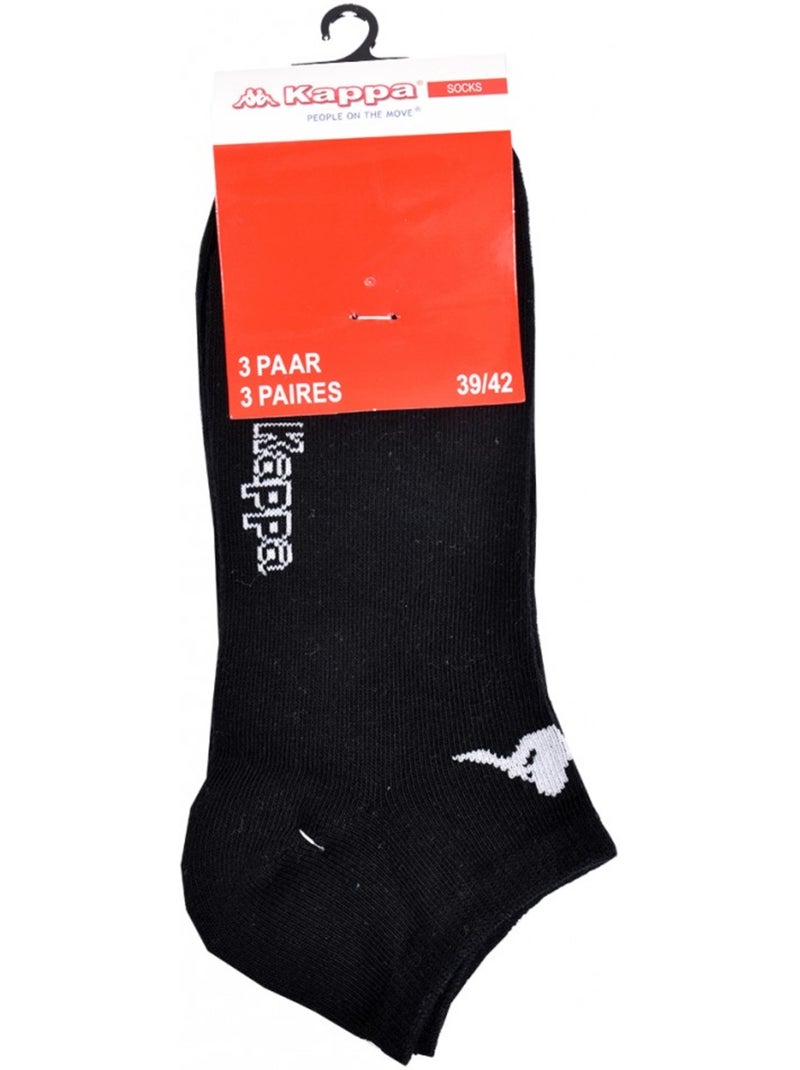 Chaussettes homme kappa socquettes tiges courtes - pack de 12 Multicolore - Kiabi