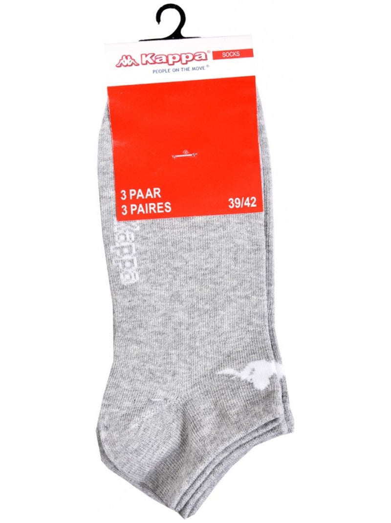Chaussettes homme kappa socquettes tiges courtes - pack de 12 Multicolore - Kiabi