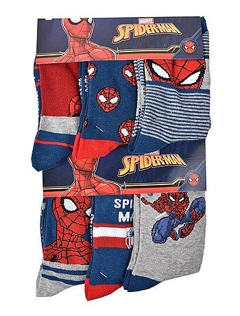 Chaussettes HOMME Licence PACK DE 12 paires Spiderman