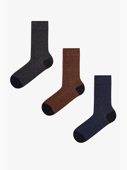 Chaussettes homme, lot de 2 paires penti - Kiabi Chaussettes homme, lot de 2 paires penti - Kiabi