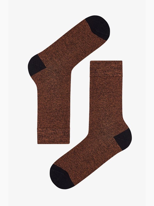 Chaussettes homme, lot de 2 paires penti - Kiabi Chaussettes homme, lot de 2 paires penti - Kiabi