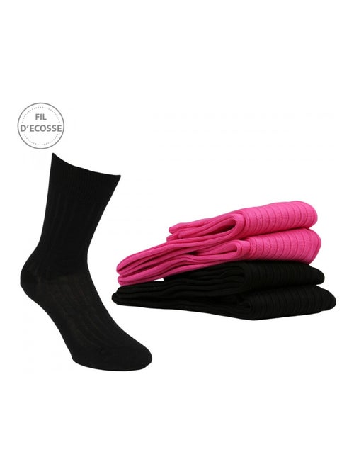Chaussettes homme lot de 4 fil d'ecosse - Kiabi Chaussettes homme lot de 4 fil d'ecosse - Kiabi