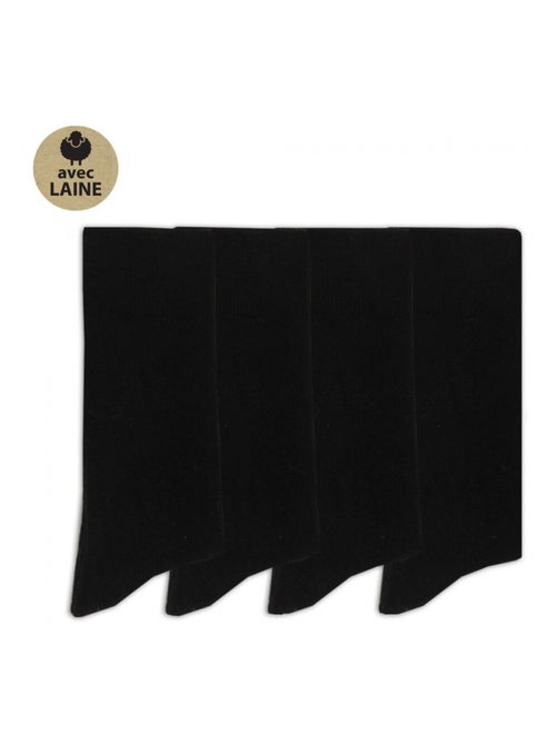 Chaussettes Homme Lot de 4 - Kiabi Chaussettes Homme Lot de 4 - Kiabi