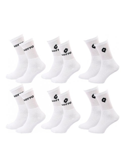 Chaussettes Homme LOTTO - Pack de 6 - Kiabi Chaussettes Homme LOTTO - Pack de 6 - Kiabi