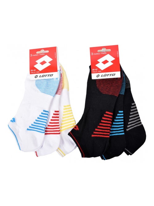 Chaussettes Homme LOTTO - Pack de 6 - Kiabi Chaussettes Homme LOTTO - Pack de 6 - Kiabi