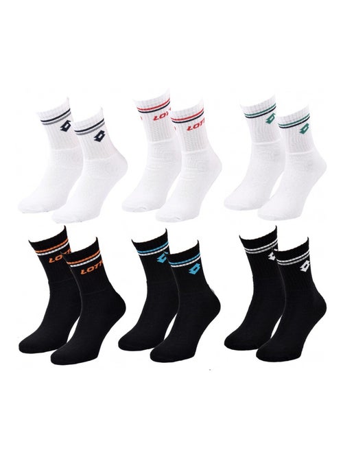 Chaussettes Homme LOTTO - Pack de 6 - Kiabi Chaussettes Homme LOTTO - Pack de 6 - Kiabi