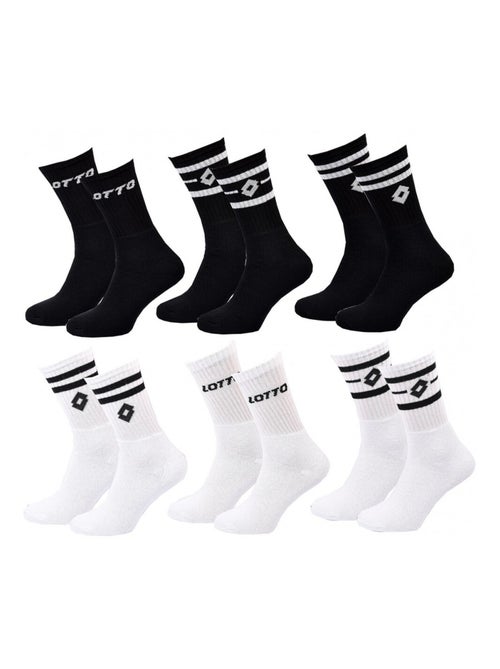 Chaussettes Homme LOTTO - Pack de 6 - Kiabi Chaussettes Homme LOTTO - Pack de 6 - Kiabi