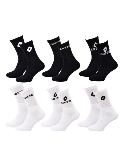 Chaussettes homme lotto - pack de 6 - Kiabi Chaussettes homme lotto - pack de 6 - Kiabi