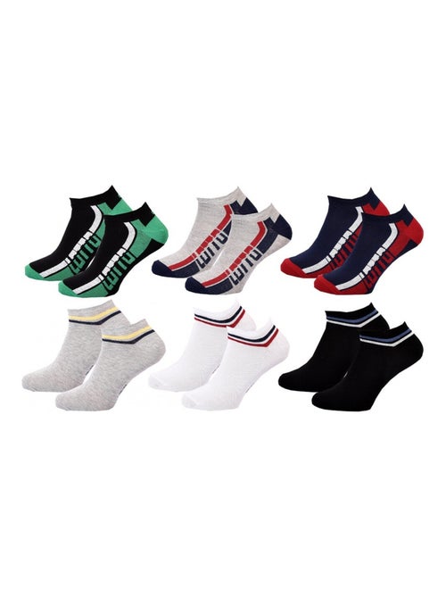 Chaussettes Homme LOTTO - Pack de 6 - Kiabi Chaussettes Homme LOTTO - Pack de 6 - Kiabi