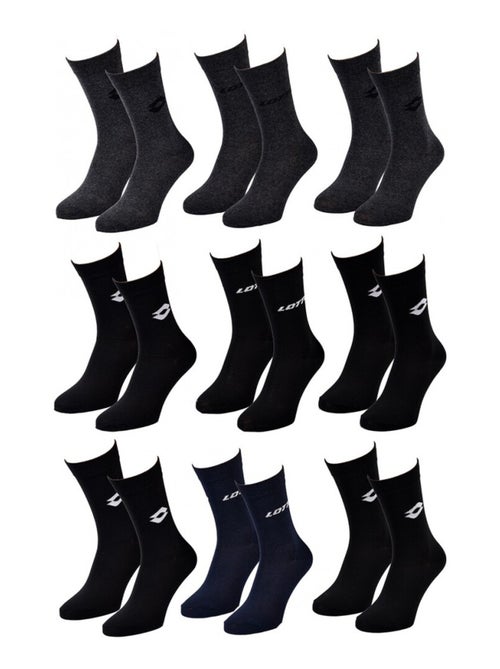 Chaussettes homme lotto - pack de 9 - Kiabi Chaussettes homme lotto - pack de 9 - Kiabi