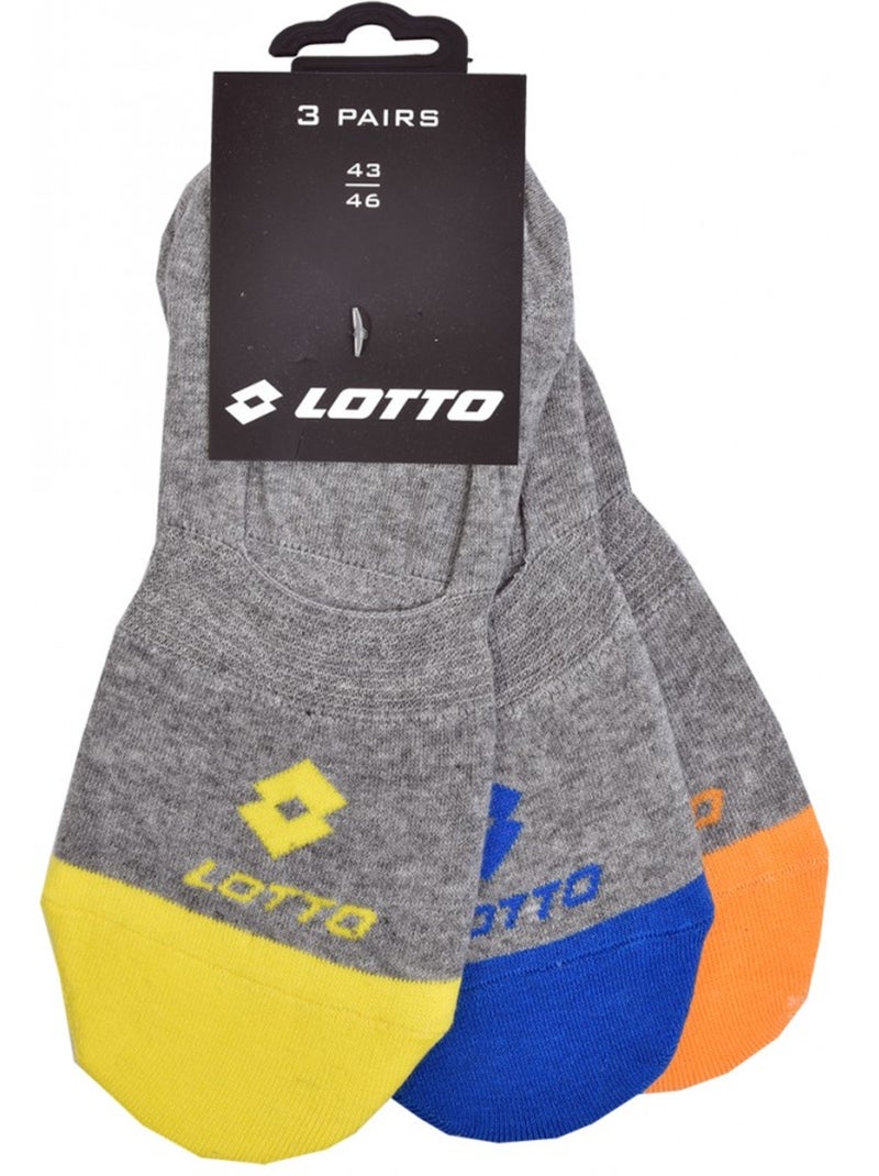 Chaussettes homme LOTTO SNEAKER - Pack de 6 Doré/or - Kiabi
