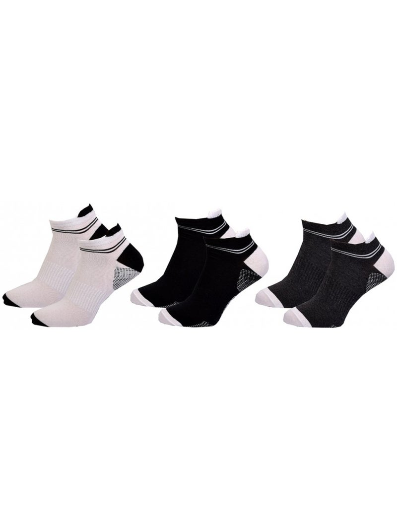 Chaussettes homme LOTTO SNEAKER - Pack de 6 Multicolore - Kiabi