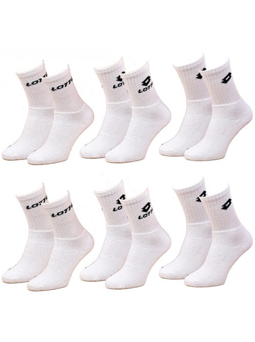 Chaussettes homme LOTTO TENNIS - Pack de 6 - Kiabi Chaussettes homme LOTTO TENNIS - Pack de 6 - Kiabi