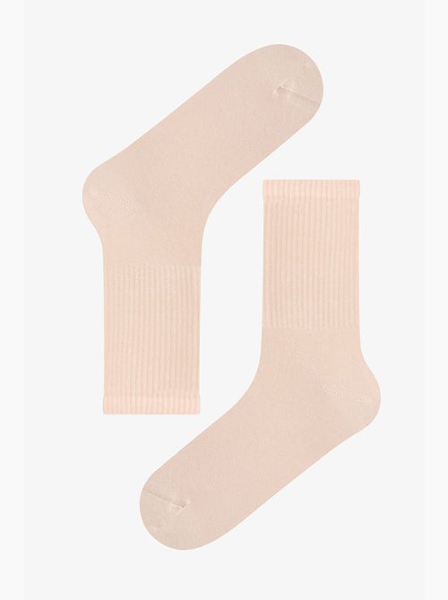Chaussettes homme mi-mollet à motif slogan dual shade, lot de 2 penti - Kiabi Chaussettes homme mi-mollet à motif slogan dual shade, lot de 2 penti - Kiabi