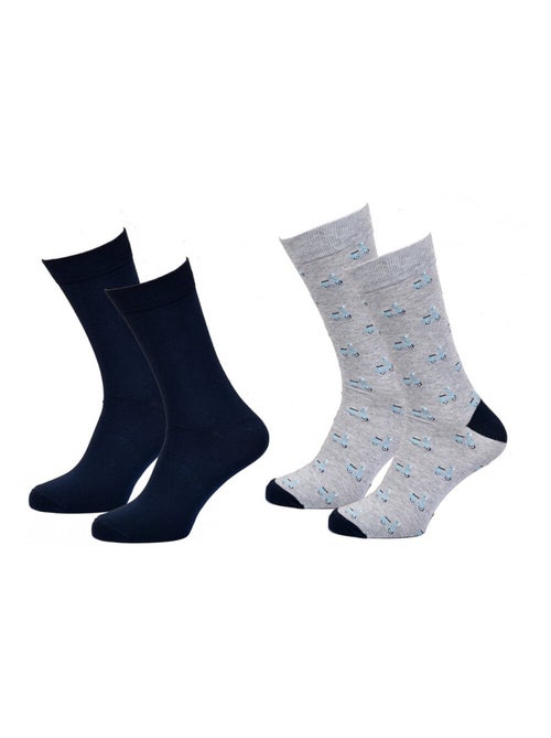 Chaussettes Homme NO PUBLIK - Pack de 2 - Kiabi Chaussettes Homme NO PUBLIK - Pack de 2 - Kiabi