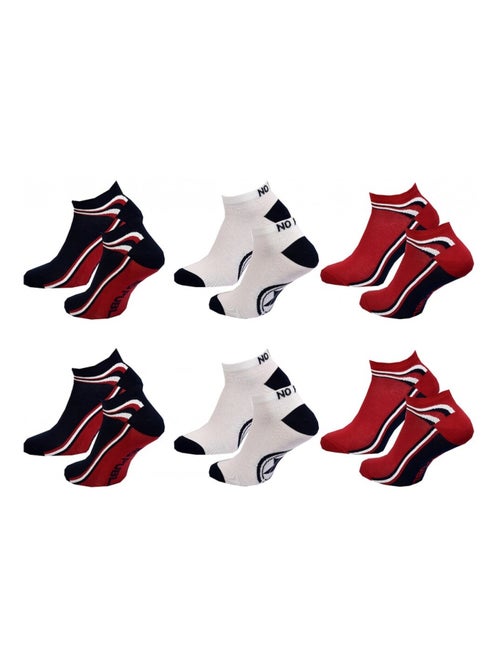Chaussettes Homme NO PUBLIK - Pack de 6 - Kiabi Chaussettes Homme NO PUBLIK - Pack de 6 - Kiabi