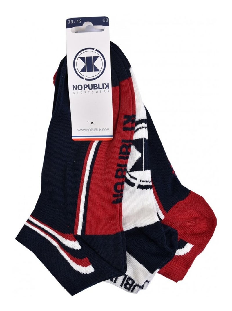 Chaussettes Homme NO PUBLIK - Pack de 9 Multicolore - Kiabi
