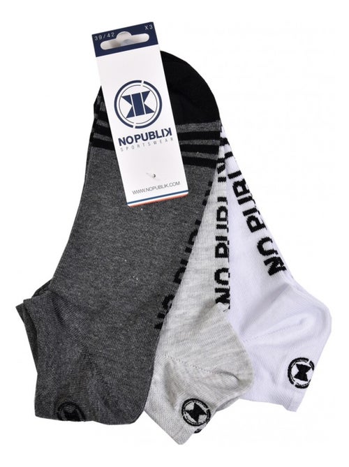 Chaussettes Homme NO PUBLIK - Pack de 9 - Kiabi Chaussettes Homme NO PUBLIK - Pack de 9 - Kiabi