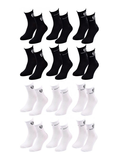 Chaussettes Homme QUARTER SERGIO TACCHINI - Pack de 12 - Kiabi Chaussettes Homme QUARTER SERGIO TACCHINI - Pack de 12 - Kiabi