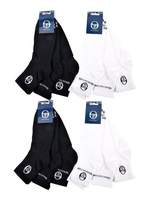 Chaussettes Homme QUARTER SERGIO TACCHINI - Pack de 12 - Kiabi Chaussettes Homme QUARTER SERGIO TACCHINI - Pack de 12 - Kiabi