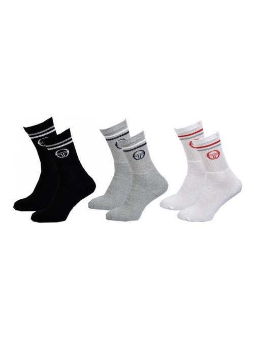 Chaussettes homme Sergio Tacchini Tennis - Pack de 12 - Kiabi Chaussettes homme Sergio Tacchini Tennis - Pack de 12 - Kiabi