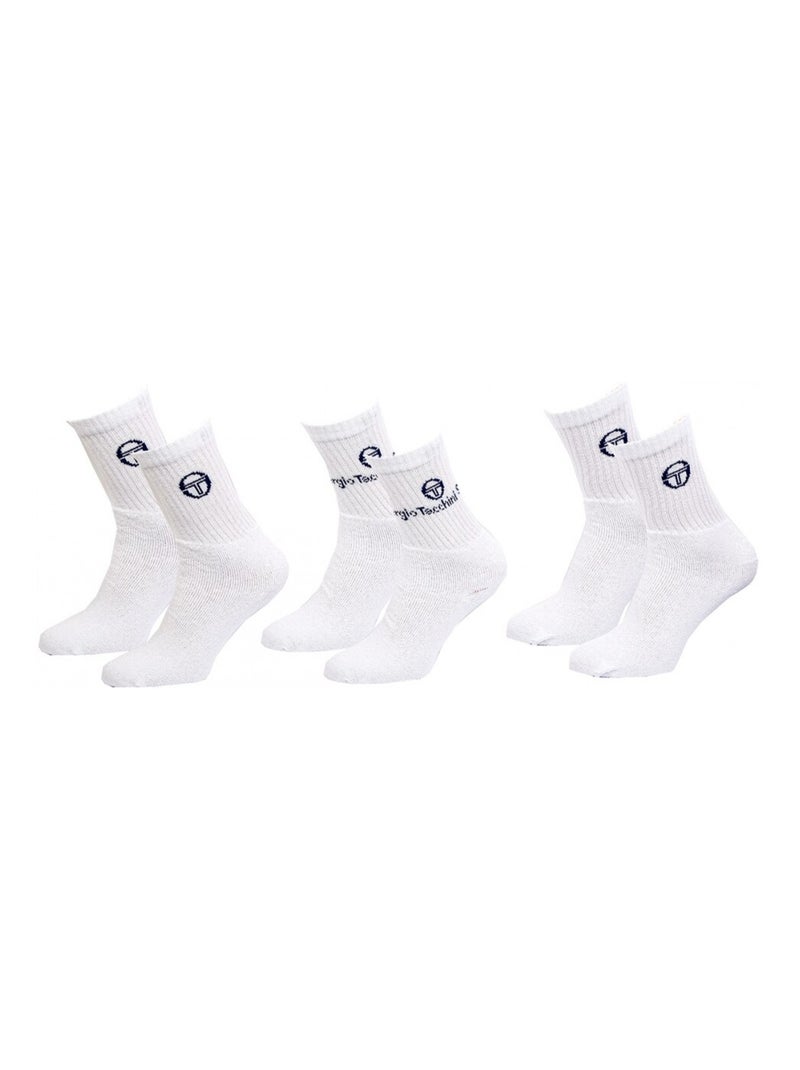 Chaussettes homme Sergio Tacchini Tennis - Pack de 12 Multicolore - Kiabi