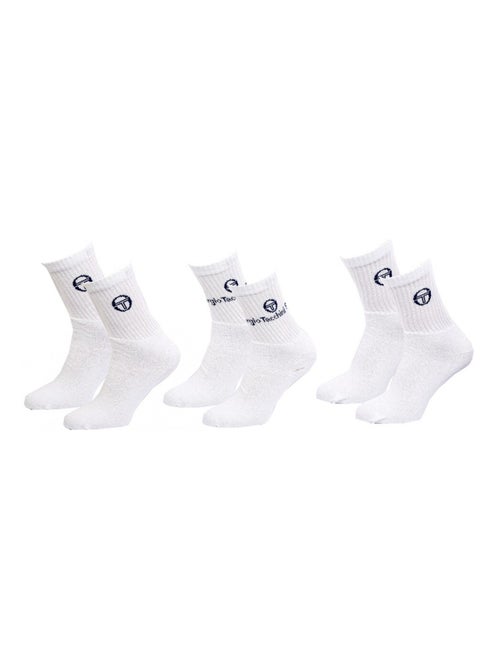 Chaussettes homme Sergio Tacchini Tennis - Pack de 6 - Kiabi Chaussettes homme Sergio Tacchini Tennis - Pack de 6 - Kiabi