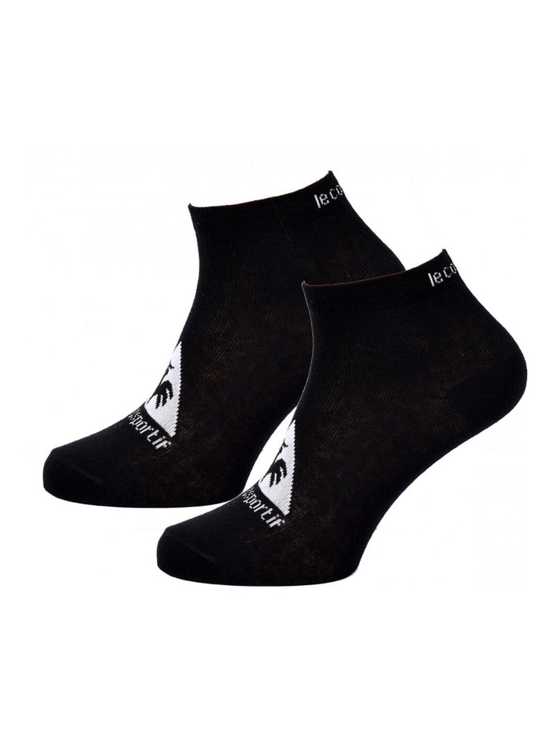 Chaussettes homme sneaker le coq sportif - pack de 12 Blanc Noir - Kiabi