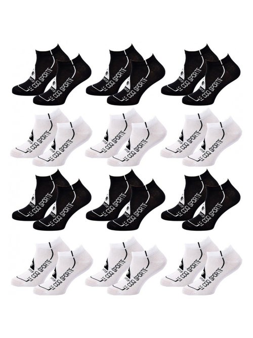 Chaussettes homme sneaker le coq sportif - pack de 12 - Kiabi